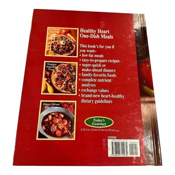 Healthy Heart One-Dish Meals Cookbook Recipe 1996 Hardcover Leisure Arts Staff - Picture 7 of 10